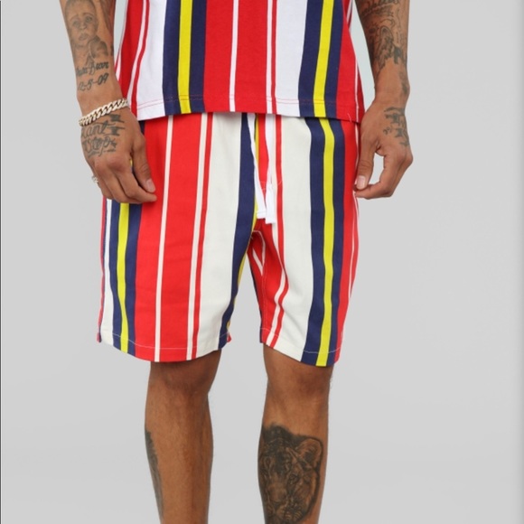 Striped shorts NWT